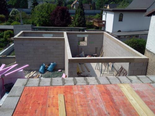 Garage mit Abstellraum - Ringanker
